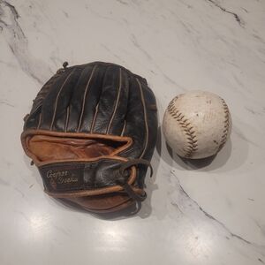 Vintage 1940s–1950s Cooper Weeks Baseball Glove | Made in Canada | Toronto Sport